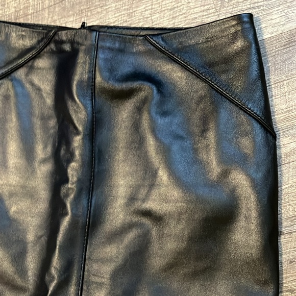 VS Genuine Leather Skirt by Victoria Secrets - Picture 2 of 12